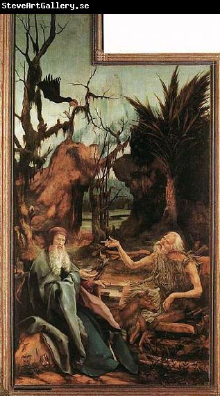 Matthias Grunewald Sts Paul and Anthony in the Desert